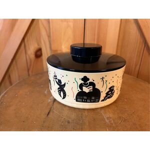 Vintage Tupperware Black Americana Memorabilia Reggae bowl (8456)